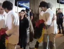 Tamil Nadu CM Vijay And Trisha Visit Ajith's Home Following His Mother Mohini Mani's Death; Video Goes Viral