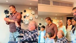 Eid 2026: Salman Khan With Dad Salim Greets Fans From Bullet Proof Glass After His Hospital Discharge