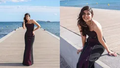 Cannes 2026: Kalyani Priyadarshan Stuns At Cannes Debut In Strapless Gown, Unique Reverse Necklace - PICS
