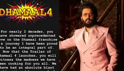 Dhamaal 4 Trailer Launch: Riteish Deshmukh Misses Event, Promises Endless Madness Ahead