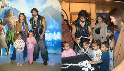 Moana: Gurmeet Choudhary &amp; Debinna Bonnerjee's Twins Celebrate Magic At A Special Screening Ahead Of Release  