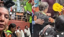 Shabana Azmi Falls Sick At CJP Protest In Delhi; Viral Video Shows Actress Being Helped By Supporters