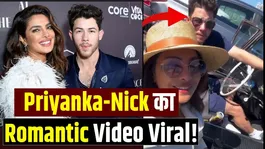 Priyanka Chopra &amp; Nick Jonas Enjoy Quality Time, Viral Open Car Reel!
