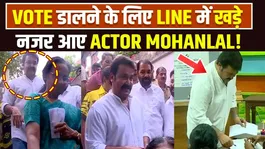 Mohanlal Stands in Queue to Vote in Kerala Elections 2026, Wins Hearts!
