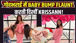 Krissann Barretto to Become Mother After 3 Years of Marriage, Flaunts Baby Bump at Godh Bharai Ceremony