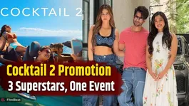 Shahid Kapoor, Kriti Sanon &amp; Rashmika Mandanna Spotted Promoting Cocktail 2, Viral Video