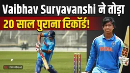 Vaibhav Suryavanshi Creates History, Smashes Fastest List-A Fifty and Breaks 20-Year-Old Record!