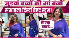 Sambhavna Seth’s Glamorous Blue Saree Look Goes Viral After Welcoming Twins