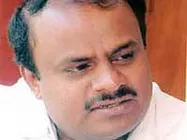 HD Kumaraswamy shoots for the film Shivakashi