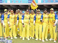 Chennai Rhinos win first CCLT20 Trophy