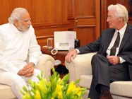 Richard Gere Meets Prime Minister, Narendra Modi