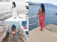 Must See Pics! Sarah Jane Dias Holidays In Croatia