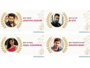 Best Of 2016 Results: Jr NTR, Kajal Agarwal And Janatha Garage Emerge As Winners!