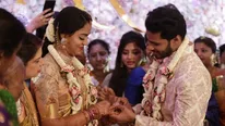 Nikhil Kumaraswamy Gets Engaged To Revathi In A Grand Ceremony In Bengaluru
