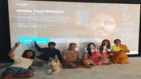 Vijay Deverakonda & Family Watch Anand Deverakonda Starrer Middle Class Melodies; See Picture