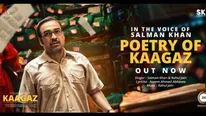 Poetry Of Kaagaz Video: Salman Khan Lends His Voice For The First Time For A Poem