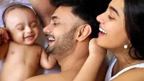 Amrita Rao’s Little Munchkin Veer Celebrates His First Holi, Daddy RJ Anmol Shares A Glimpse