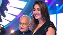 Pop Sensation Dhvani Bhanushali Meets Her Idol The Veteran Composer Anandji On The Sets Of Indian Idol 12