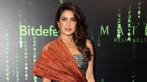 Priyanka Chopra Jonas Dazzles In Shimmery Thigh-Slit Gown At The Matrix Resurrections Premiere [PICS]