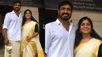 Actors Harish Uthaman And Chinnu Kuruvila Tie The Knot