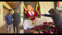 Allu Arjun Pays Tribute To Puneeth Rajkumar At His Memorial In Bengaluru, Meets Late Actor's Family