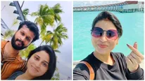Newly-Married Baakiyalakshmi Actress Rithika Shares Honeymoon Photos With Husband From Maldives
