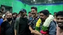Prabhudeva Master & 400 Dancers Welcome RRR Star Ram Charan On The Sets Of RC 15; Check Out Video Here