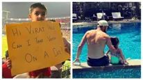 Netizens Slam Parents Of Young Boy Holding Placard Asking Virat Kohli's Permission To Take Vamika On Date