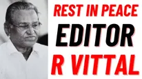 Rajinikanth Movie Editor R Vittal Passes Away Due To Heart Attack; Tamil Film Industry In Shock