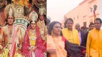 Ram Mandir Inauguration: Ramayan Icons Arun Govil, Dipika Chikhlia & Sunil Lahri Reach Ayodhya; WATCH Video