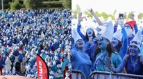 Landerneau Smurfs the World Record: 3,076 Blue-Clad Fans Set New Global Milestone