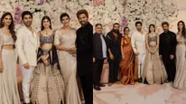 Allu Sirish-Nayanika Reddy Pre-Wedding Reception: Ram Charan & Others Pose With Allu Arjun & Family - PICS