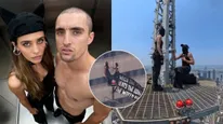 Empire State Building Proposal Viral Video: Who Is Skywalkers Couple Angela-Ivan Arrested For NY Tower Climb?