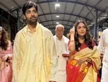 डकैत के प्रमोशन से पहले इस मशहूर मंदिर में पहुंच मृणाल ठाकुर और अड़ीवी शेष लिया आशीर्वाद