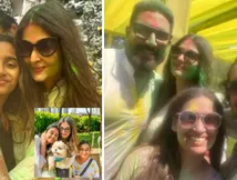 बच्चन परिवार की होली ने हिलाया इंटरनेट, ऐश्वर्या - अभिषेक बच्चन ने जमकर खेला रंग, ऐसी हो गई आराध्या की हालत