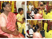 प्रेमानंद महाराज को एक टक देखती रहीं राष्ट्रपति द्रौपदी मुर्मु, आम जनता की तरह सुना प्रवचन, जानिए क्या की बाते