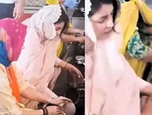 देसी गर्ल ने जीता दिल, गोल्डन टेंपल पहुंच जूठे बर्तन धोकर की सेवा, VIDEO VIRAL
