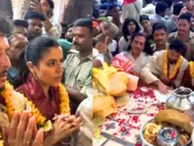 शादी के बाद पत्नी संग बांके बिहारी के दर्शन करने पहुंचें कुलदीप यादव, हाथ जोड़कर मांगी ये मन्नत...