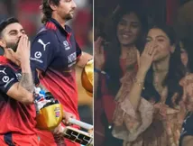 विराट कोहली के मैदान पर उतरते ही बरसे Flying Kiss, इस बार लोगों का लगा विराट-अनुष्का का सब ड्रामा