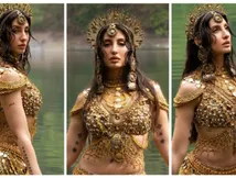 झील के पानी में उतरीं ‘गोल्डन क्वीन’ नोरा फतेही, रॉयल लुक देख फैंस बोले- 'मिस्र की रानी'