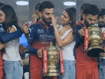 ट्रॉफी उठाकर रोने लगे विराट कोलही, अनुष्का शर्मा ने आंसू पोछकर लगाया गले? लोग बोले- Overacting 