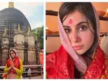 कंवर्ट होने की खबरों के बीच मां कामाख्या मंदिर के दर पर पहुंची उर्फी जवेद, सिंदूरी-सिंदूरी हुई