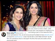 श्रीदेवी की जगह फिल्म में हुई माधुरी दीक्षित IN, इस सुपरस्टार को किया OUT!