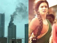 दीपिका पादुकोण की बिल्डिंग में लगी आग, सामने आईं भयावह तस्वीरें और वीडियो