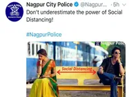 सोशल डिस्टेंसिंग: शाहरुख खान की 'चेन्नई एक्सप्रेस' की धूम, मीम और डायलॉग नागपुर पुलिस ने किया शेयर