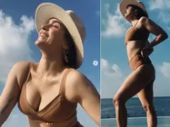 दंगल गर्ल सान्या मल्होत्रा ने बिकिनी में फ्लॉन्ट किया टैटू, हॉट PHOTOS वायरल