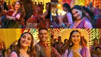 फिल्म 'मजा मा' से पहला गरबा सॉन्ग 'बूम पड़ी' हुआ लॉन्च, माधुरी दीक्षित का जबरदस्त अंदाज़