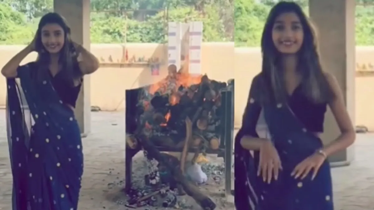 Viral Reel: Girl Dances at Cremation Ground