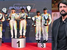 ಇಂಡಿಯನ್ ರೇಸಿಂಗ್ ಲೀಗ್ ಮುಕ್ತಾಯ; ಮೂರನೇ ಸ್ಥಾನ ಪಡೆದ ಕಿಚ್ಚ ಸುದೀಪ್ ತಂಡ 