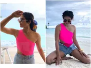 ಮಾಲ್ಡೀವ್ಸ್ ಪ್ರವಾಸದಲ್ಲಿ 'ಪೈಲ್ವಾನ್' ರಾಣಿ ಆಕಾಂಕ್ಷ ಸಿಂಗ್